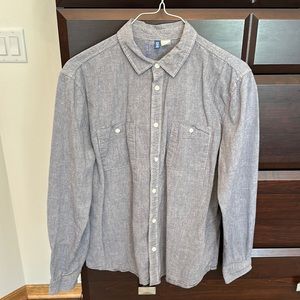 H&M regular fit chambray shirt